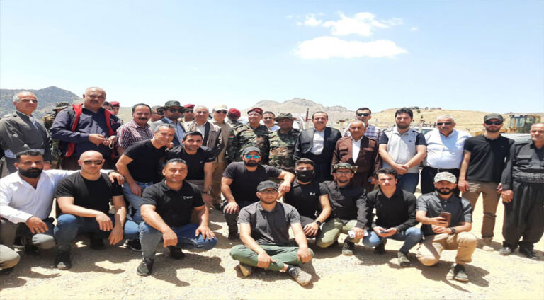 گەلێ ئامێدیێ ب بجیهبوونا پێشمەرگەیان ل سەر چیایێ مەتینا کەیفخوەشن