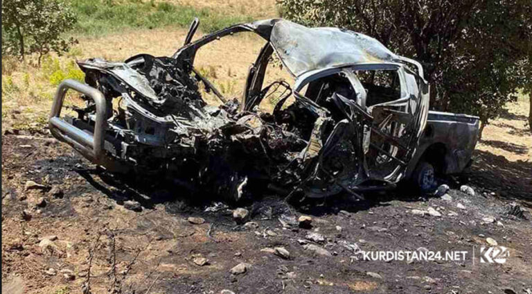 د ئێریشا بالەفرێن ترکیێ دا کەسەکێ سڤیل و 3 گەریلا بوونە قوربانی