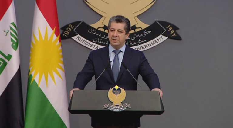 مه‌سروور بارزانی خواست پارلمه‌ن و ئالیێن سیاسی ل دژی ئێریشا په‌كه‌كێ یێك ده‌نگ ده‌ركه‌ڤن