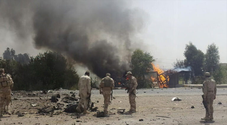 باره‌گه‌هێن حه‌شدا شه‌عبی هاتن بۆردۆمان كرن