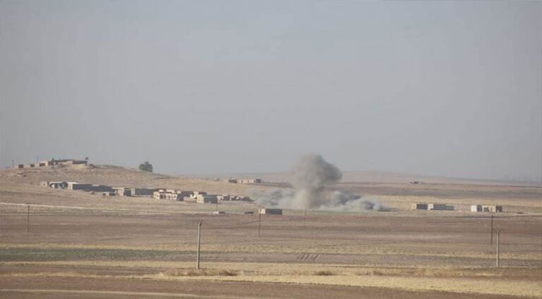 ترکیێ و کۆمێن چەکدارێن سەر ب وێ ڤە گوندەوارێن تل تەمرێ تۆپباران کرن