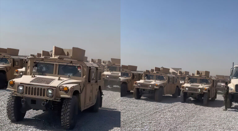 ئەمەریکا ب دەھان ترۆمبێلێن سەربازی پێشکێشی وەزارەتا پێشمەرگە کرن