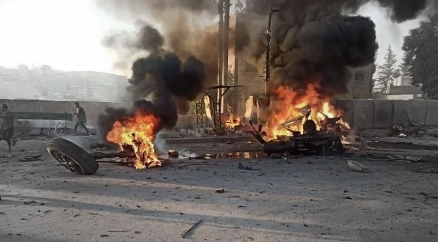 ل عه‌فرینێ تەقین.. کوشتی و بریندار هەنە