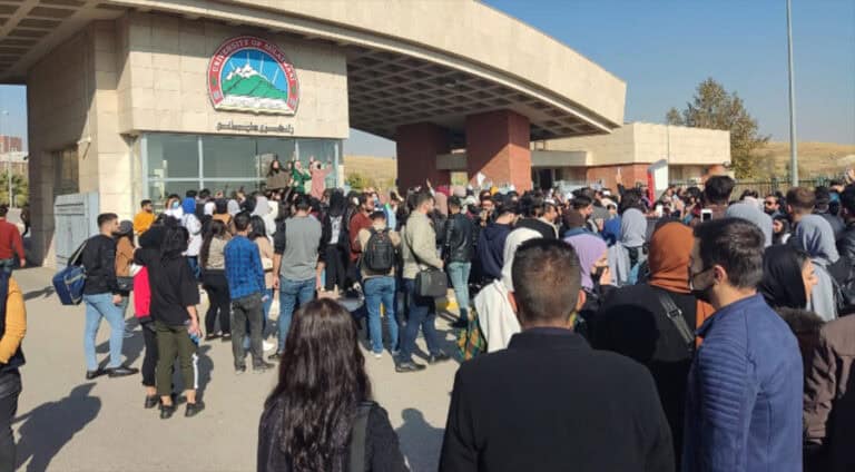 کی بەشداری خوەپێشاندانێن خوەندەکاران ل سلێمانیێ بوو؟