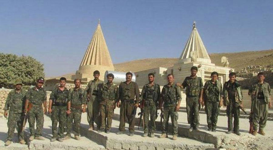 ل شنگالێ چەکدارێن پەکەکێ خوە رادەستی ھێزا پێشمەرگە دکەن