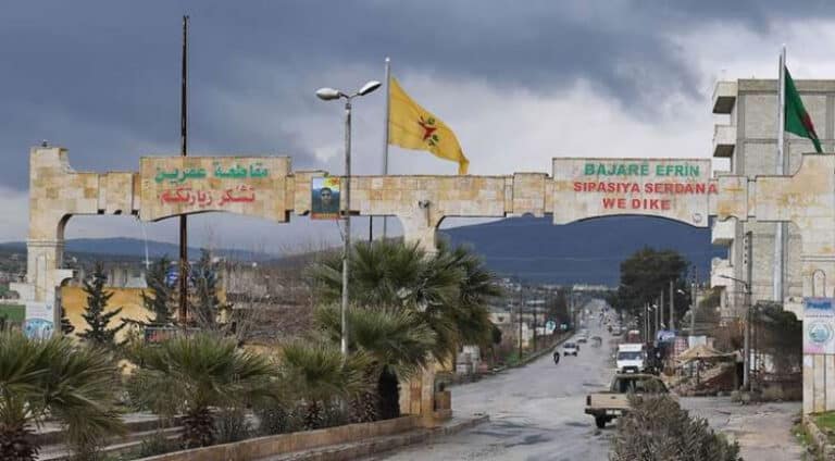 چەتەیێن ترکیێ  ل عەفرینێ 4 جوان رەڤاندن 