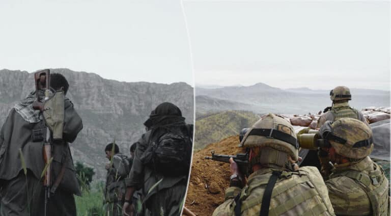 pkk vs turkey army-gerila-