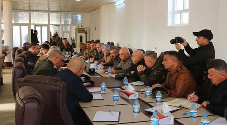 بەرپرسێن وەزارەتا پێشمەرگە و ئارتێشا ئیراقێ جڤیان