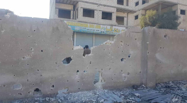 ئارتێشا ترکیێ کۆبانی و چەند گوندێن وێ تۆپباران کر