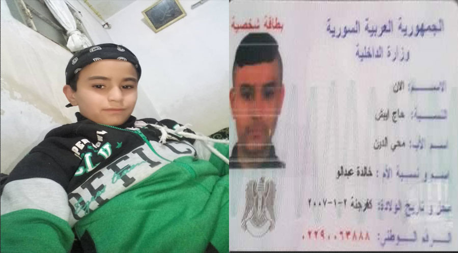 پەکەکێ ل حەلەبێ زارۆکەکێ دی یێ 15 سالی رەڤاند