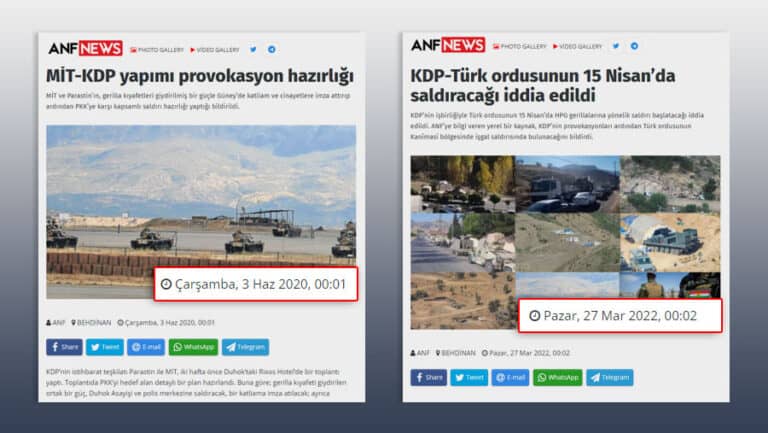 سەناریۆیا مەترسیدار یا پەکەکێ