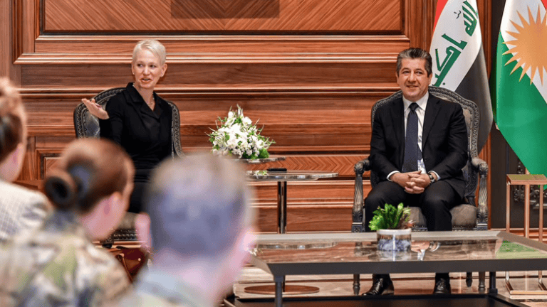 مەسروور بارزانی سپاسیا پشتەڤانیا ئه‌مەریکایێ بۆ هێزێن پێشمەرگە دکە