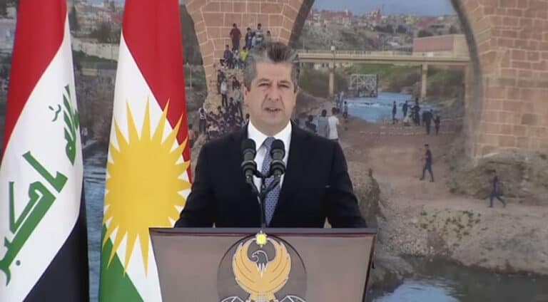 ب ئامادەبوونا مەسروور بارزانی کەڤرێ بنیاتێ یێ چەند پرۆژەیان ل زاخۆ تێ دانین