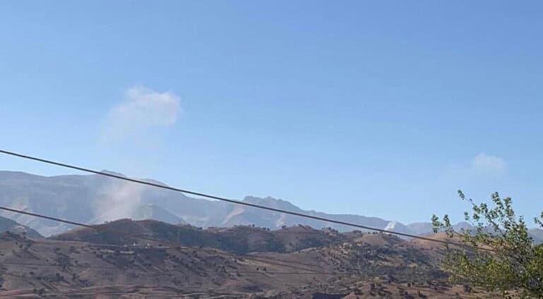 فرۆکەیێن شەر یێن ترکیێ گوندێن سلێمانیێ بۆمبەباران کرن