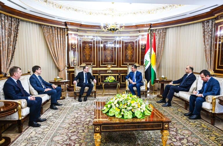 مەسروور بارزانی لگەل بالیۆزێ رووسیا ل ئیراقێ جڤیا