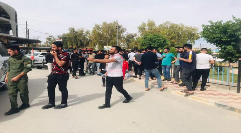 وەلاتیێن ل شنگالێ ل دژی ڤەگەرا 25 مالباتێن عەرەب خوەپێشاندان ئەنجام دان