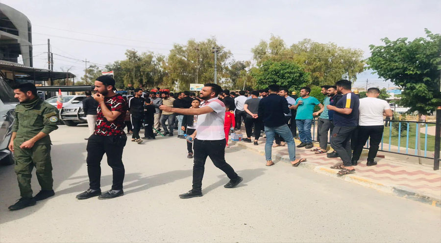 وەلاتیێن ل شنگالێ ل دژی ڤەگەرا 25 مالباتێن عەرەب خوەپێشاندان ئەنجام دان