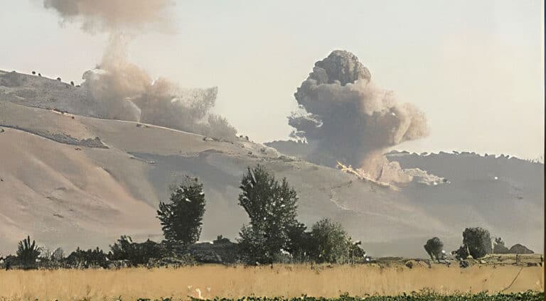 Tirkiyê navçeyeke sînorê Silêmaniyê bombebaran kirin