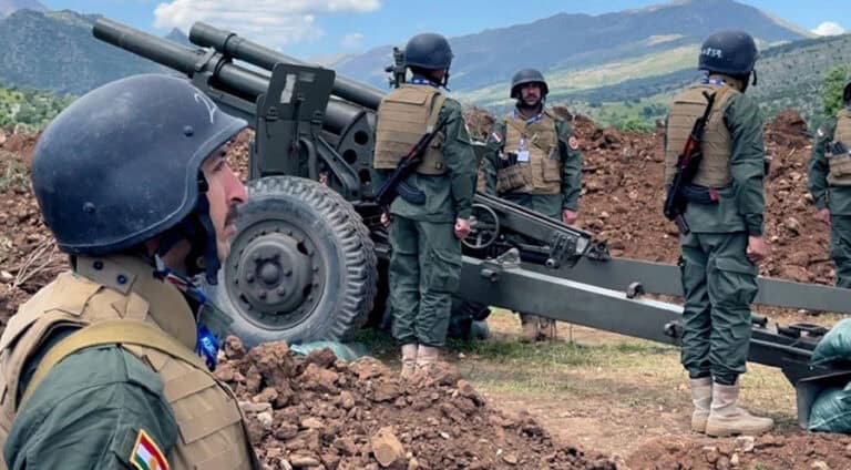 ب چاڤدێریا ھێزێن ھەڤپەیمانان مەشقا ھێزێن پشتەڤانیا یەک برێڤە چوو