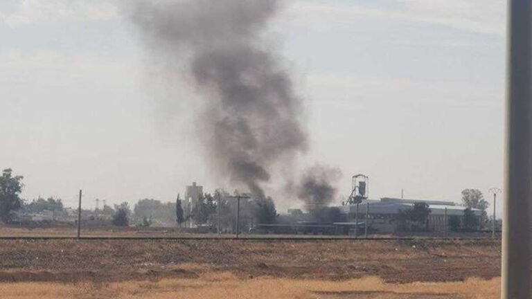 ترکیێ ناڤچەیێن جودا یێن رۆژئاڤا بۆمبەباران کرن