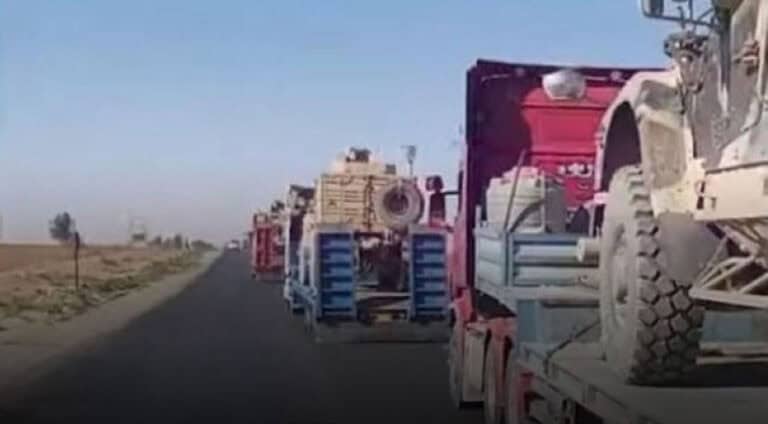 کاروانەکێ ھەڤپەیمانیا ناڤدەولەتی دەرباسی رۆژئاڤایێ کوردستانێ بوو