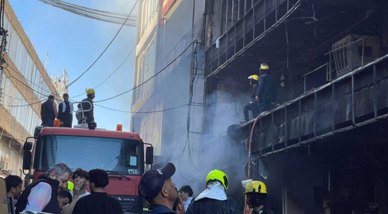 بەرەڤانیا شارستانی: ئاگرێ بازارێ چەلێ یێ دھۆکێ ھات کۆنترۆلکرن