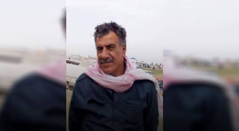 چەکدارێن پەیەدێ ناسر ژارۆ ئەندامێ کۆمیتەیا هەرێمی یا PYK-S رەڤاند