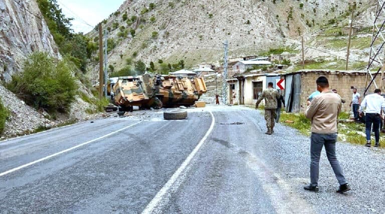 Şirnex - Wesayîta leşkerî