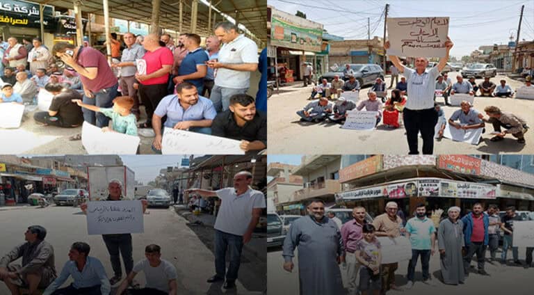 ل عاموودێ و دربێسیێ خوەپێشاندان ل دژی پەیەدێ بەردەوامن