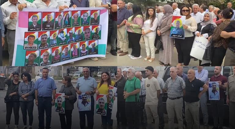 د ناڤا وان دە زارۆک و ژن... ب دەهان کەس د ئێریشا چەتەیێن پەکەکێ یا ل سەر خوەپێشاندەران دە بریندار بوون