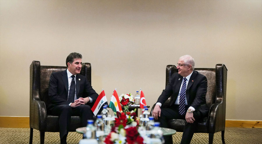 نێچیرڤان بارزانی و یاشار گولەر تەکەزێ ل سەر بسەرخستنا پرۆسەیا ئاشتیێ دکن