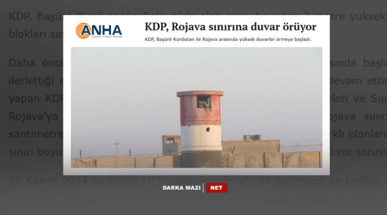 dîwar-pkk-pdk-rojava-Net