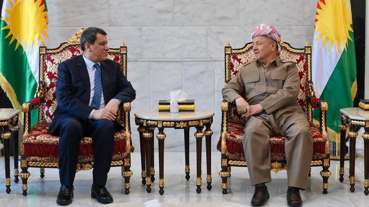 سەرۆک بارزانی: دڤێت پرسا کوردان ل سووریەیێ ب ئاوایەکێ دەمۆکراتیک و ئاشتیانە بێ چارەکرن