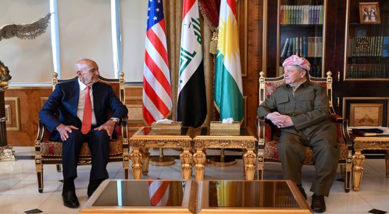 سەرۆک بارزانی پێشوازی ل نوونەرێ ترامپ کر: دڤێت مافێن کوردان ل سووریەیێ بهێن مسۆگەرکرن