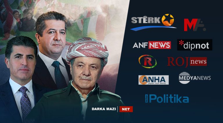 شەرێ ل رۆژئاڤا راوەستیایە، لێ مەدیایا پەکەکێ دیسا دەست ب ئێریشا ل سەر بارزانیان کر