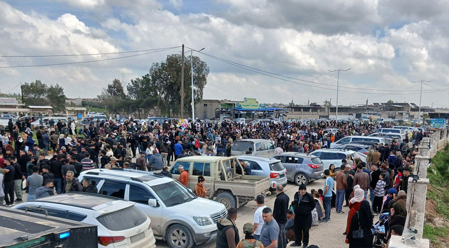 ل حەسەکێ پەڤگوھەرتنا گرتیان د ناڤبەرا ھەسەدێ و شامێ دە دەست پێ کر