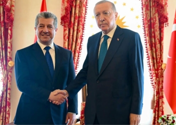 سەرۆکوەزیر مەسروور بارزانی و سەرۆککۆمارێ ترکیەیێ ل ستەنبۆلێ جڤیان