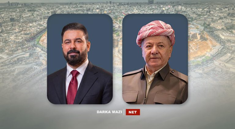 جڤینەکە بلند ل ھەولێرێ: سەرۆک بارزانی و عەلی زەیدی جڤیان