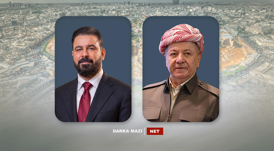 جڤینەکە بلند ل ھەولێرێ: سەرۆک بارزانی و عەلی زەیدی جڤیان