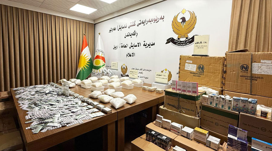 بەڕێوەبەرایەتی نەهێشتنی ماددە هۆشبەرەکان: دەست بەسەر 82 کیلۆگرام ماددەی هۆشبەردا گیرا