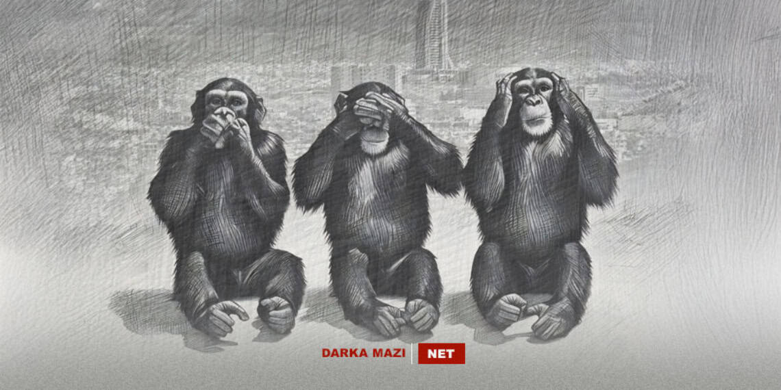 لە رووداوەکەی لالەزاردا، ڕۆشنبیرانی سلێمانی ڕۆڵی سێ مەیموونەکە دەبینن