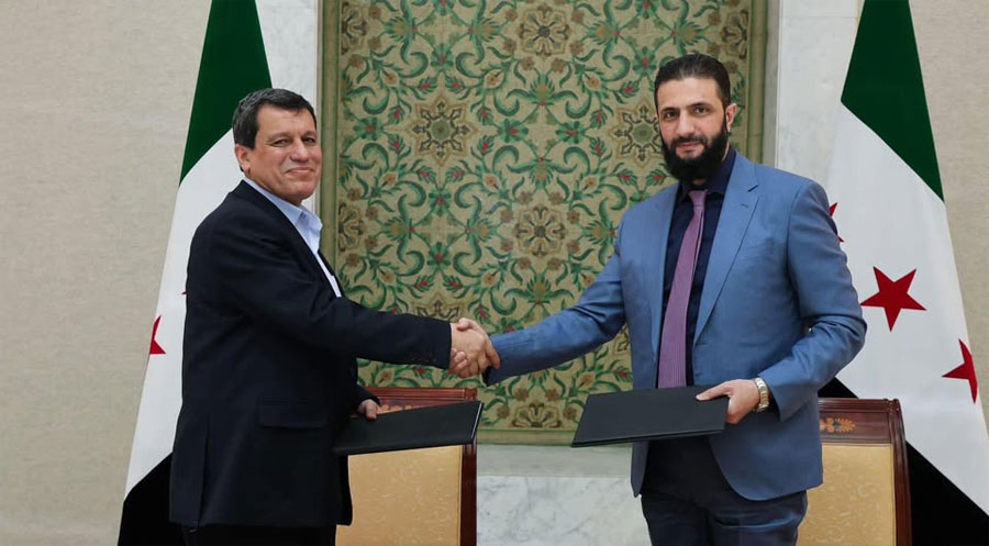 سەماوی: مەزڵووم عەبدی و ئەحمەد شەرع، بە ئامادەبوونی ئۆجەلان لە ئەنقەرە کۆدەبنەوە