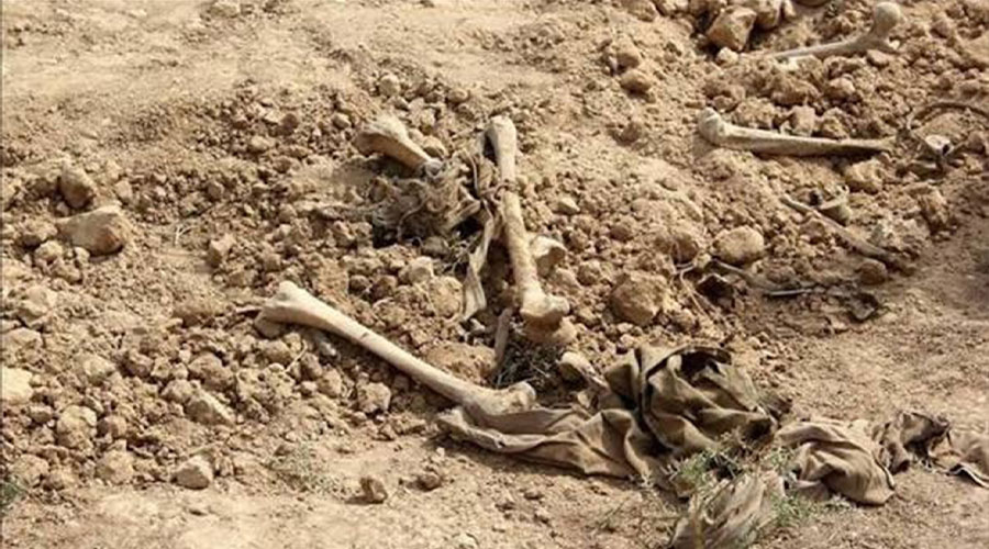 لە شنگال گۆڕێکی بەکۆمەڵی ئێزدییەکان دۆزرایەوە