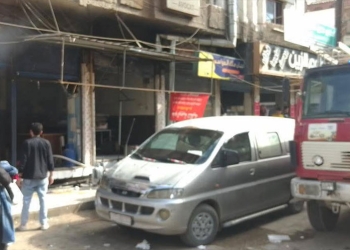 قامیشلۆ: بەهۆی تەقینەوەی بوتڵێکی غاز ئاگر کەوتەوە و 4 کەس بریندار بوون