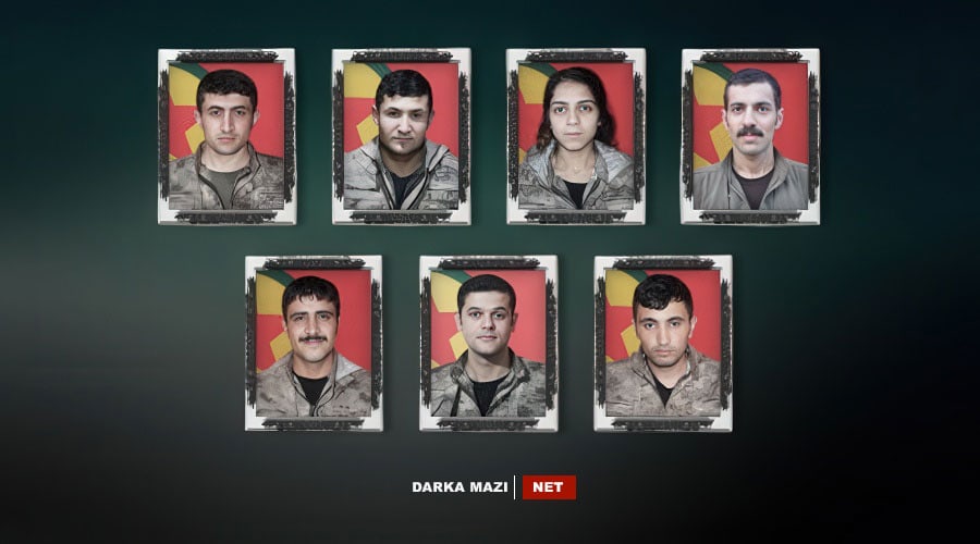 پەکەکە ناسنامەی 7 گەریلای دیکەی ئاشکرا کرد کە ماوەیەک بوو گیانلەدەستدانەکەیانی دەشاردەوە