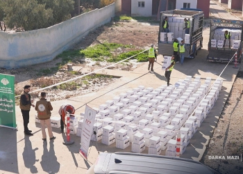 دەزگای خێرخوازیی بارزانی لە عەفرین هاوکاری دەگەیەنێتە 400 خێزانی گەڕاوە