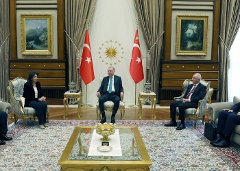 شاندی ئیمراڵی سەبارەت بە کۆبوونەوەکەی لەگەڵ ئەردۆغان، ڕاگەیاندراوێکی بڵاوکردەوە