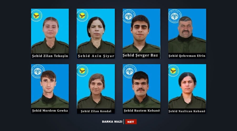 ناسنامەی 8 شەهیدی بەرخۆدانی شێخ مقسوود ڕاگەیەندرا