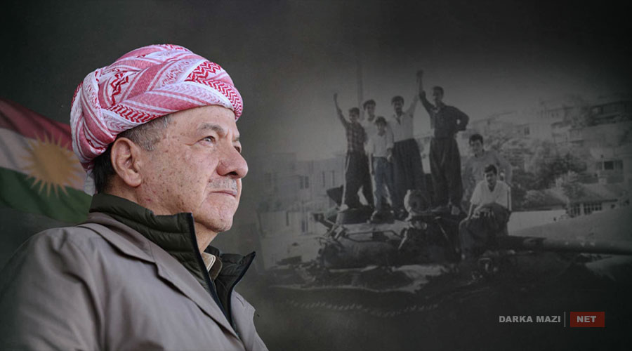 پەیامی سەرۆک بارزانی بە بۆنەی یادی راپەڕین