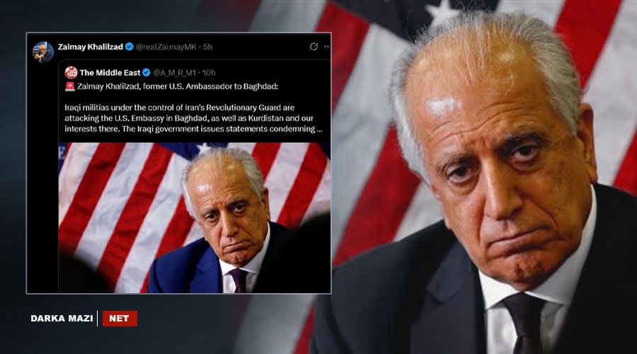 زاڵمای خەلیلزاد: ئیدی کاتی لەناوبردنی میلیشیاکانی عێراق هاتووە